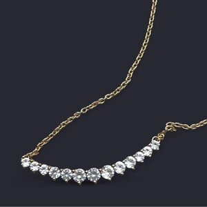 DORSEY CURVE LAB GOLD NECKLACE